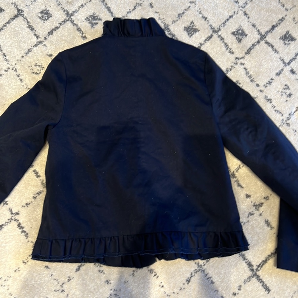 NWT Girls Ruffle Blue Coat Size 14! - Picture 6 of 6